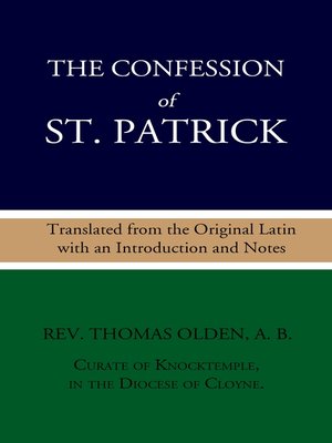cover image of The Confession of St. Patrick